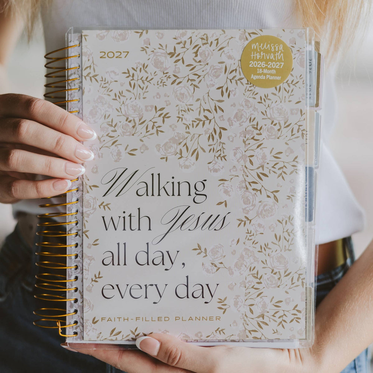 Walking with Jesus 2026–2027 Christian 18-Month Planner