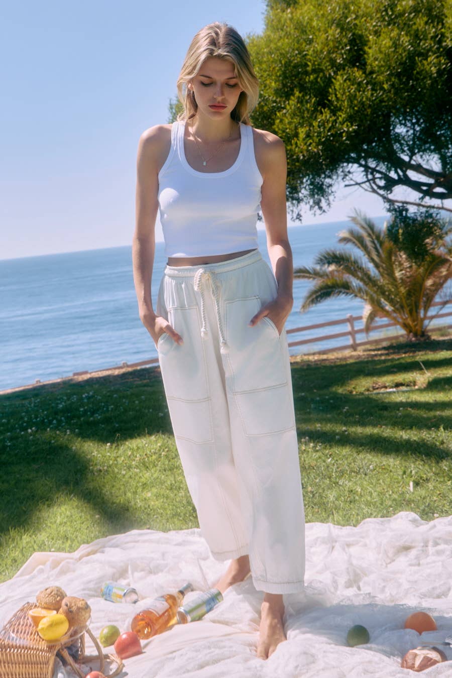 Oddi Balloon Cotton Pants