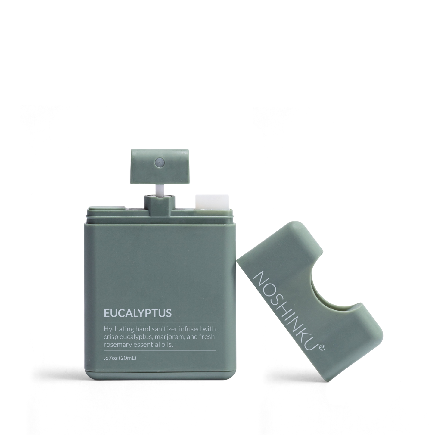 Noshinku Eucalyptus Pocket Hand Sanitizer – Refillable Moisturizing Sanitizer