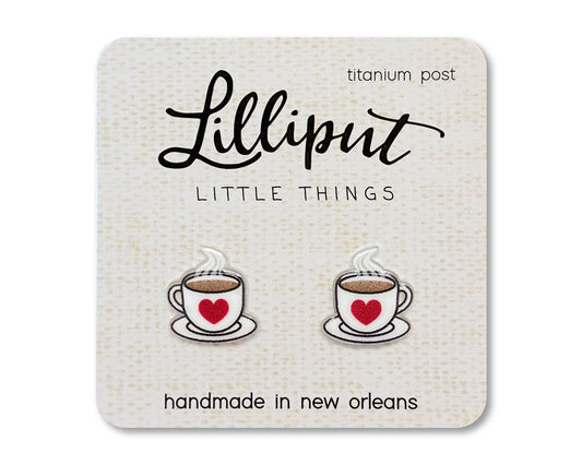 Lilliput Coffee Cup Earrings