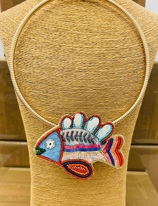 Rainbow Fish Necklace