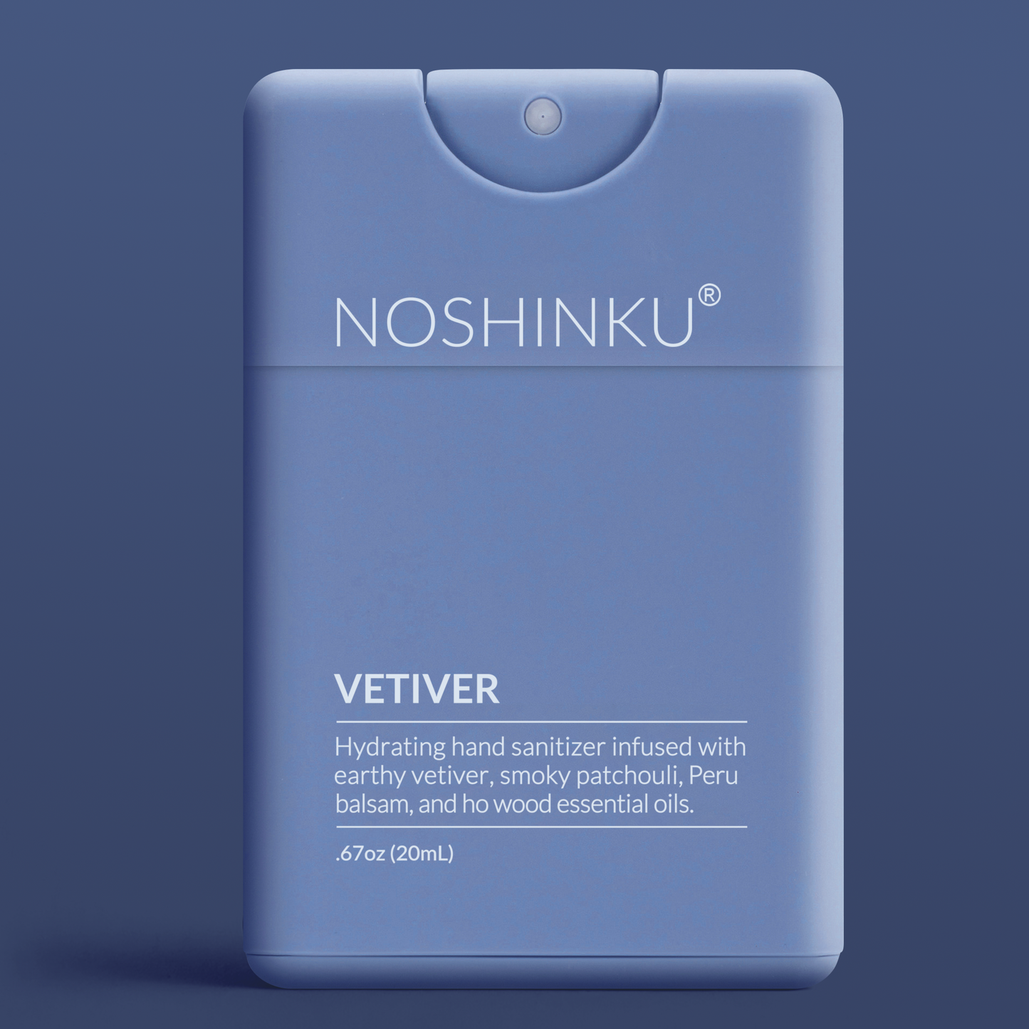 Noshinku Vetiver Patchouli Pocket Hand Sanitizer – Refillable Moisturizing Sanitizer