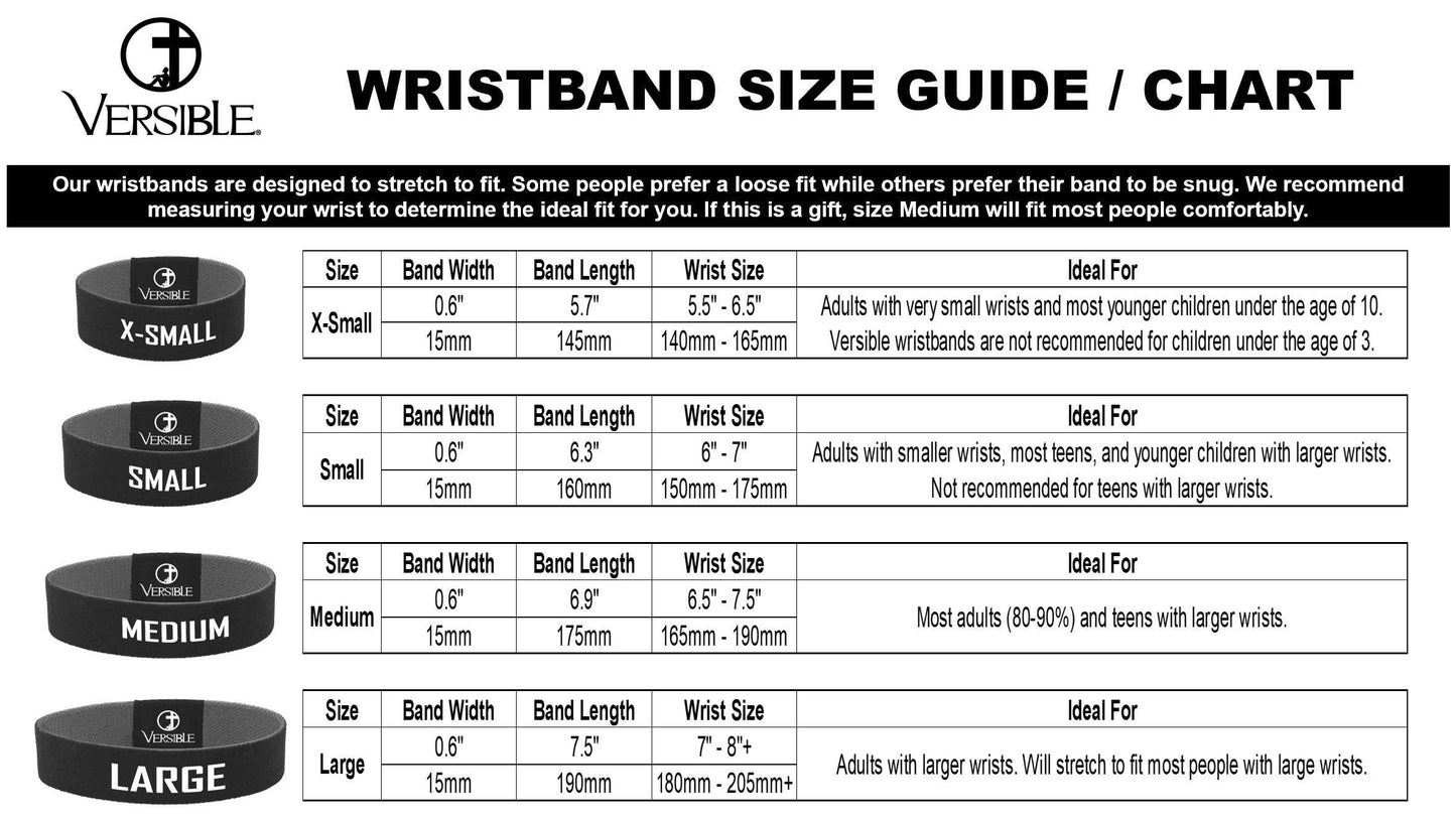 Sunrise Versible / Matthew 5:16 & Matthew 17:20 Wristband