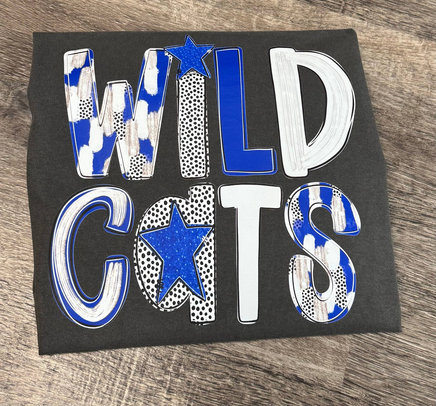 Playful Wildcats Graphic T-Shirt
