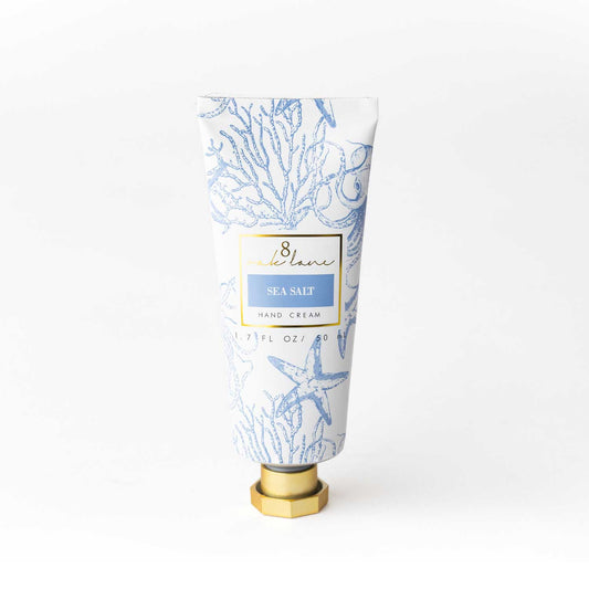 8 Oak Lane Sea Salt Hand Cream – Ocean Scented Moisturizing Hand Lotion 50ml