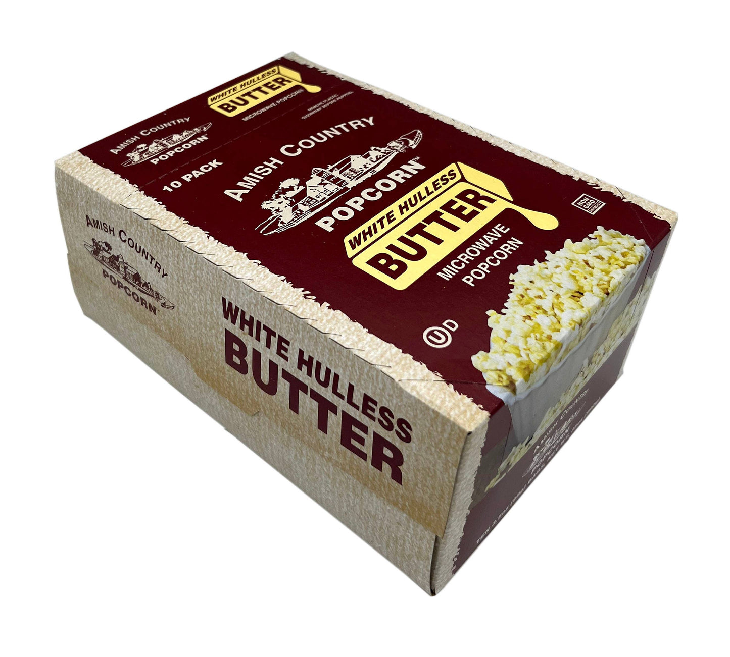 10pk Microwave Buttery White Popcorn  **NEW**