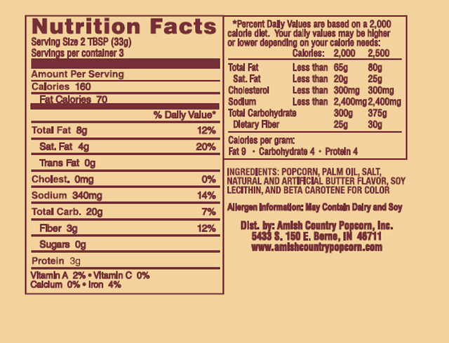 Microwave Butter Popcorn