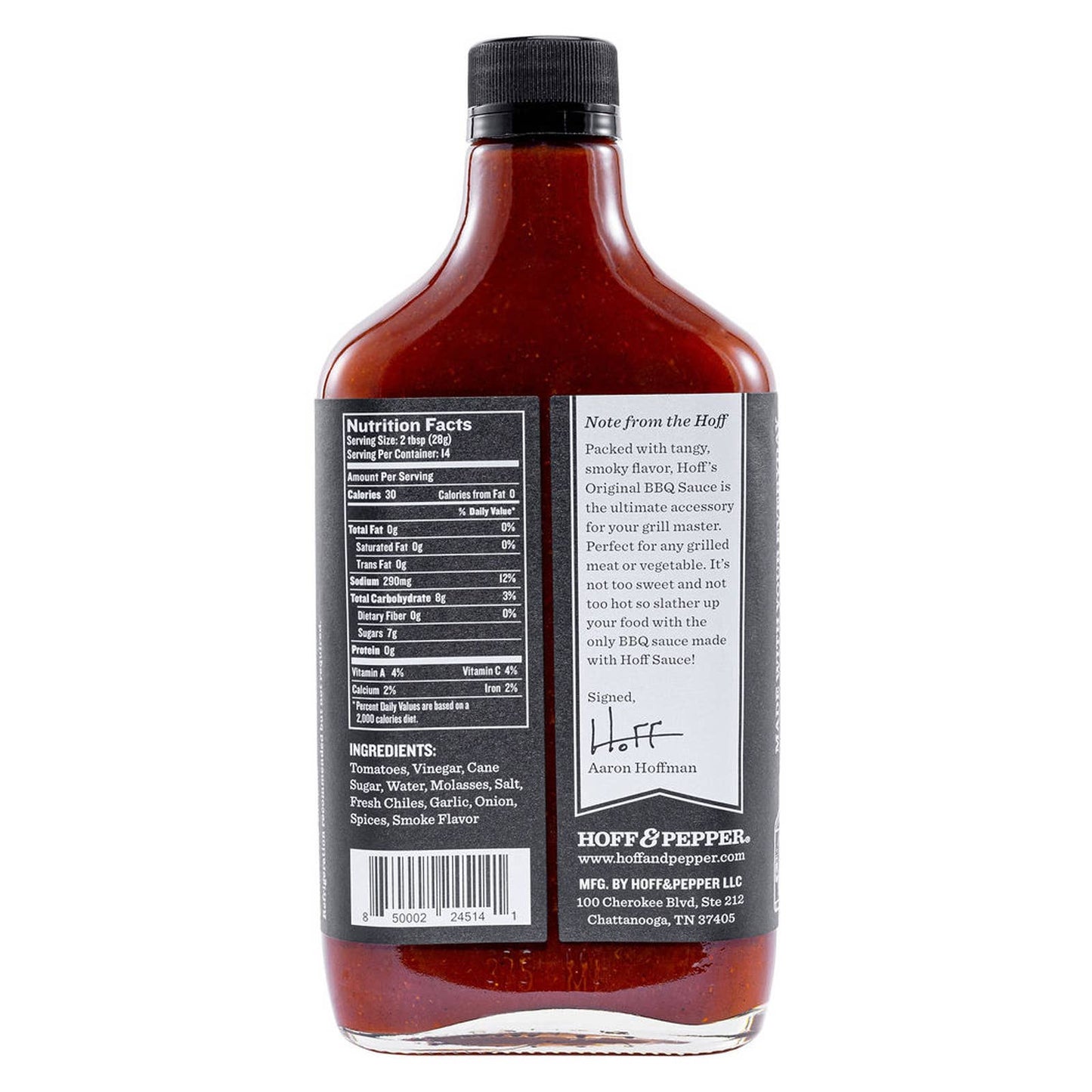 Hoff BBQ - Hoff's Original Molasses Based BBQ Sauce - 12.7oz