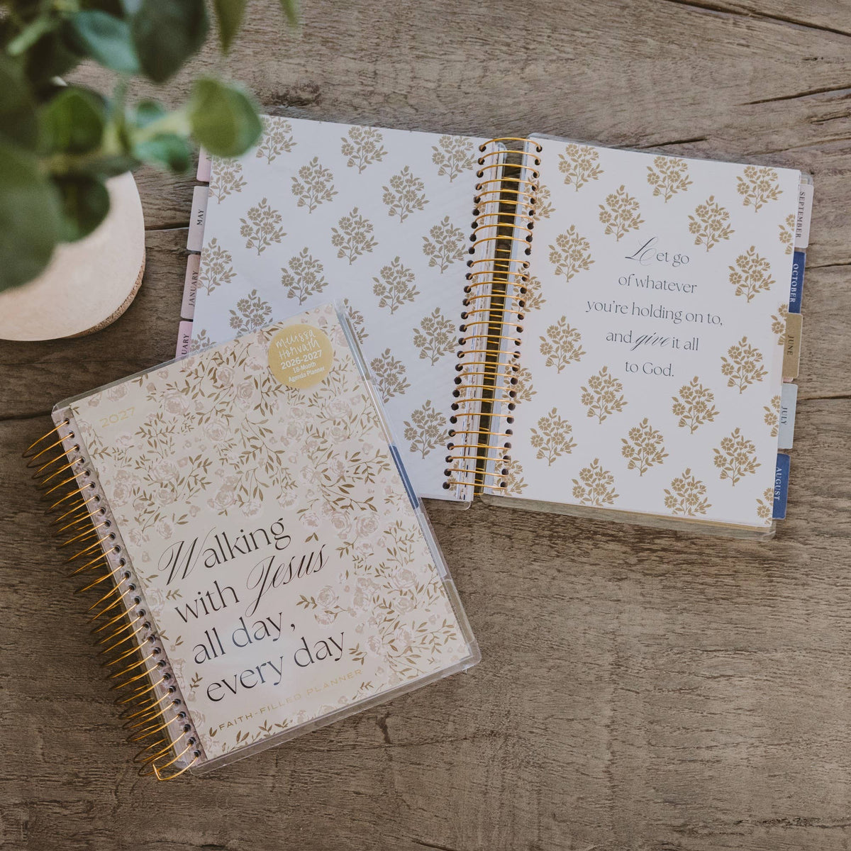Walking with Jesus 2026–2027 Christian 18-Month Planner