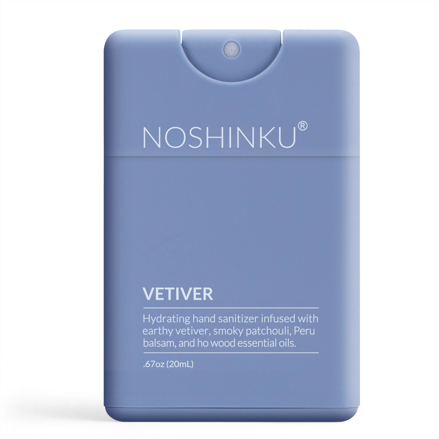 Noshinku Vetiver Patchouli Pocket Hand Sanitizer – Refillable Moisturizing Sanitizer