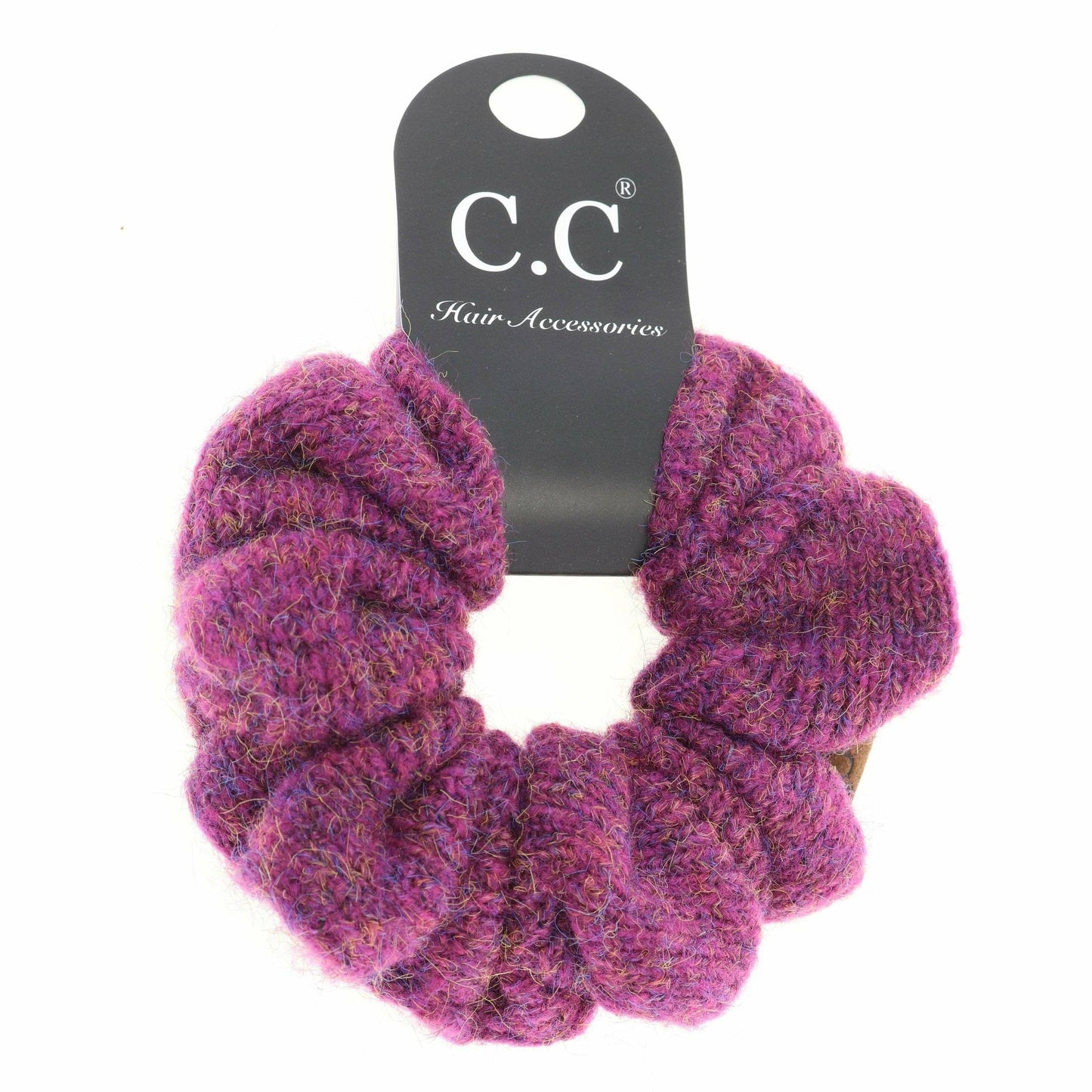 Two-tone Knit Ponytail C.C Women's Scrunchie
