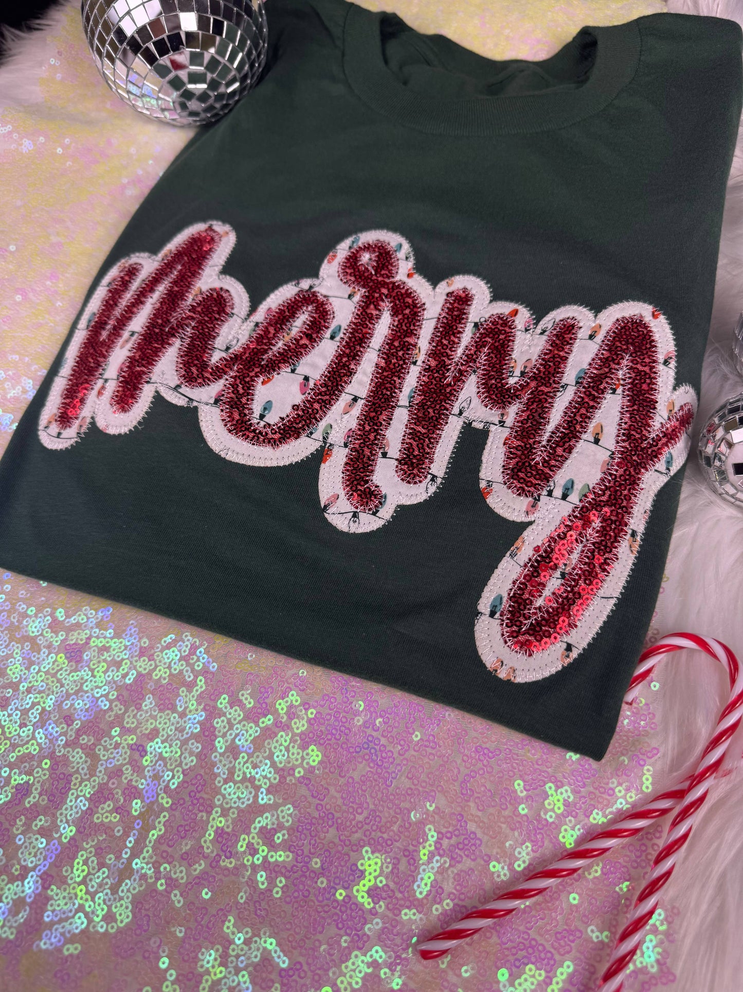 Merry Lights Short Sleeve tee