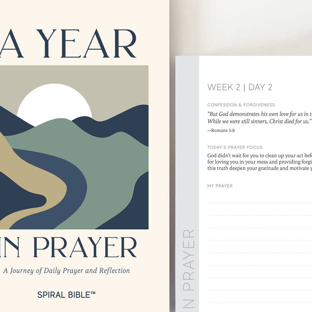 Spiral Bible A Year In Prayer: A Journey of Daily Prayer and Reflection