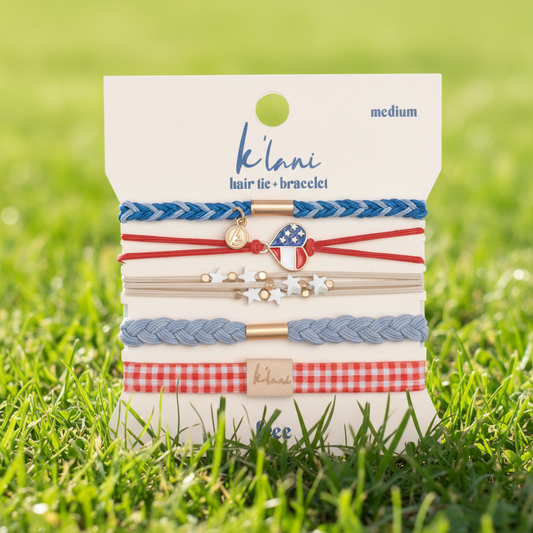 Free K'lani hair tie + bracelet