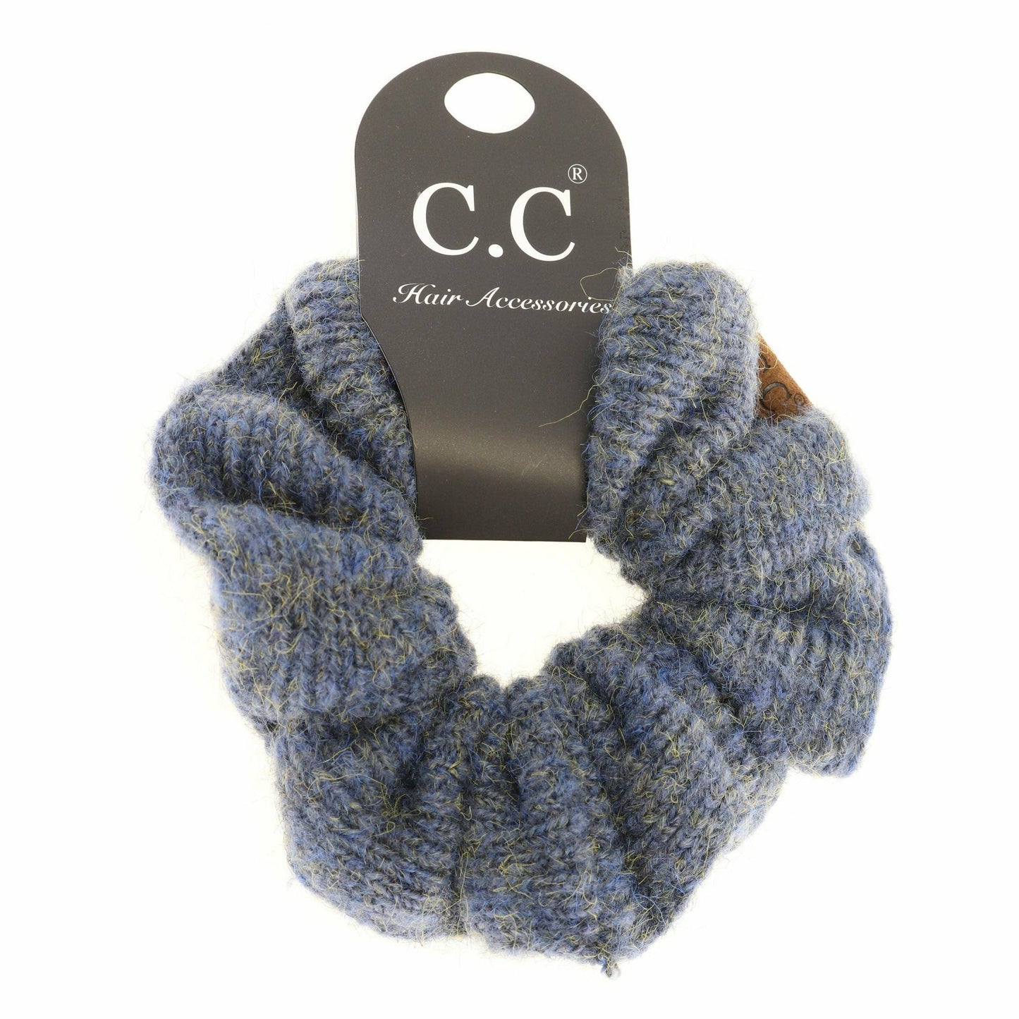 Two-tone Knit Ponytail C.C Women's Scrunchie