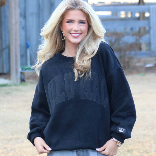 Lulu Mac Black on Black Sweatshirt