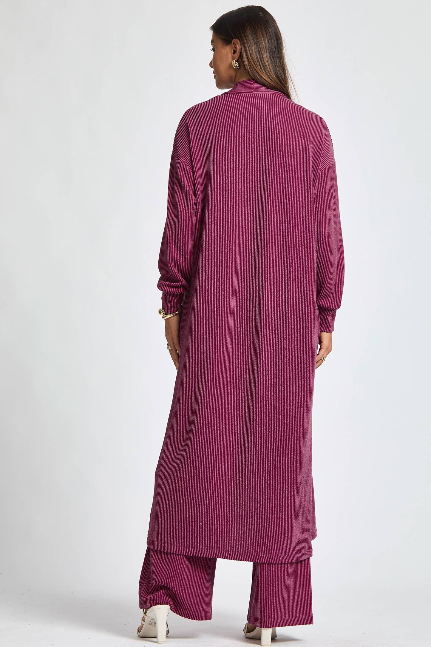 Dear Scarlett Longline Cardigan + Relaxed Pants Set