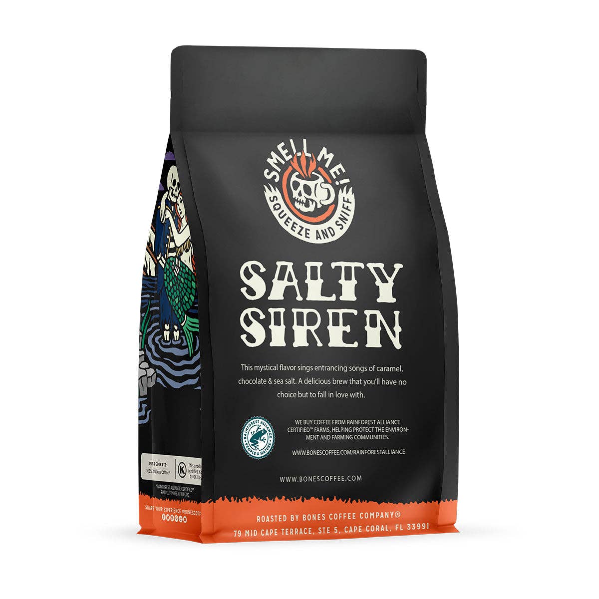 Bones Salty Siren Flavored Ground 12 oz Coffee