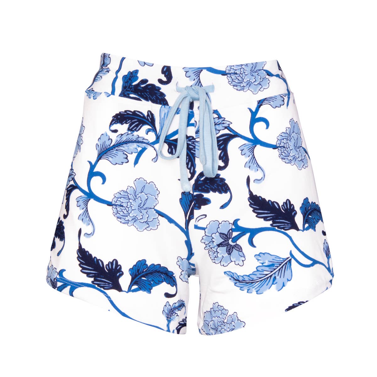 Blu Acanthus Leaf PJ Shorts