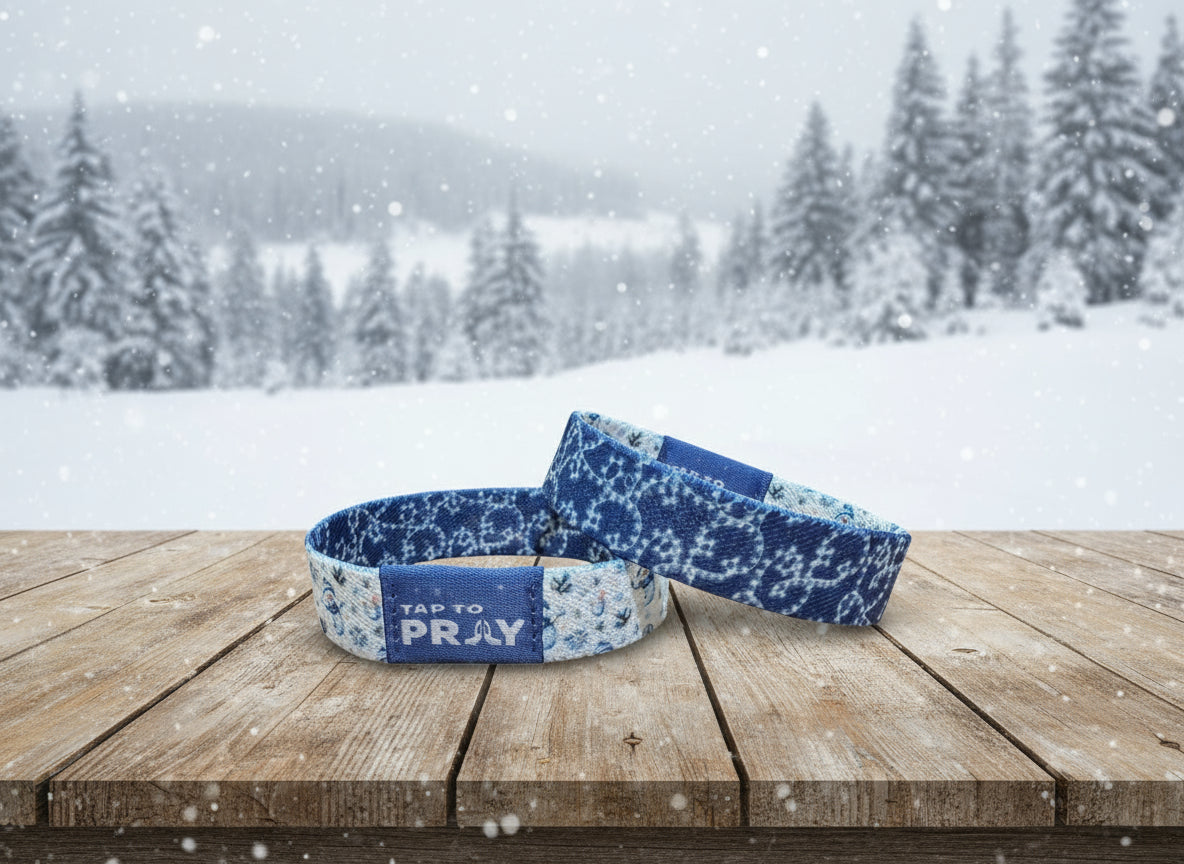 Versible Tap To Pray Frosty Lights Wristband