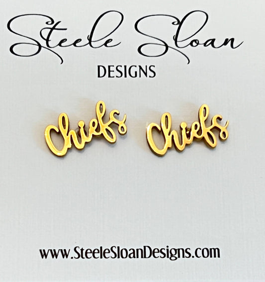 Chiefs Earrings