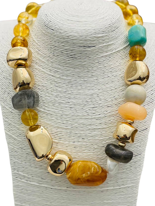Multi Stone Necklace