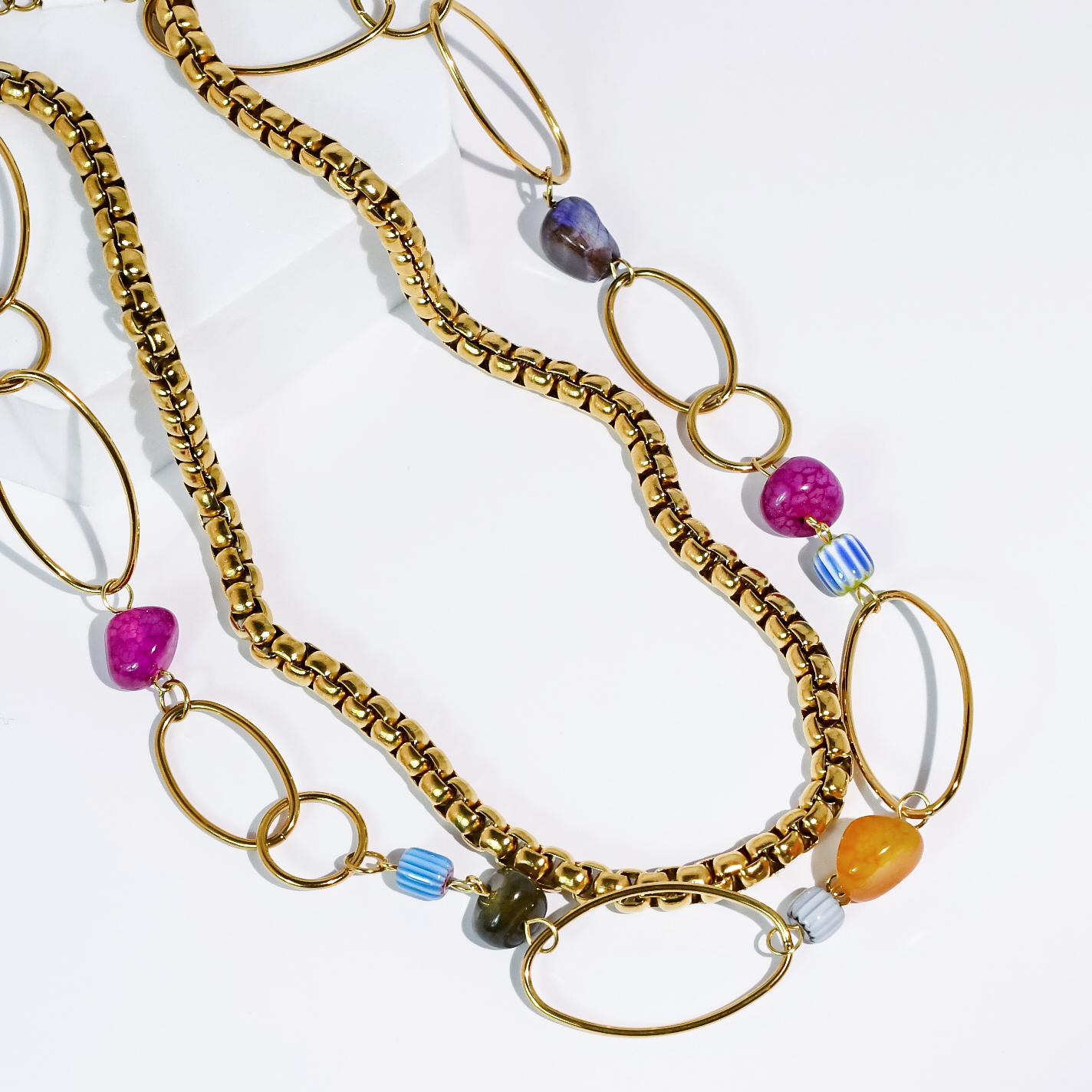 Treasure Jewels In the Moment Double Layered Necklace