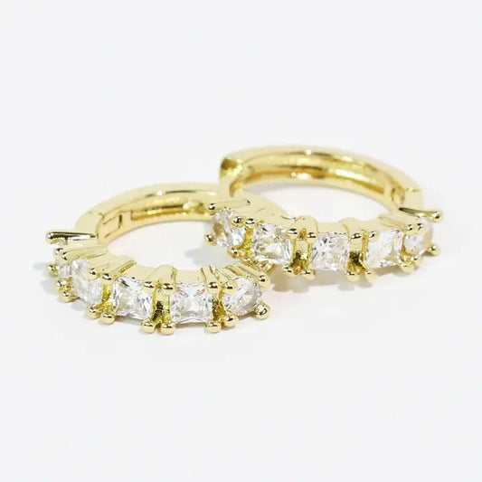 Treasure Jewels Gold Sparkle Huggies