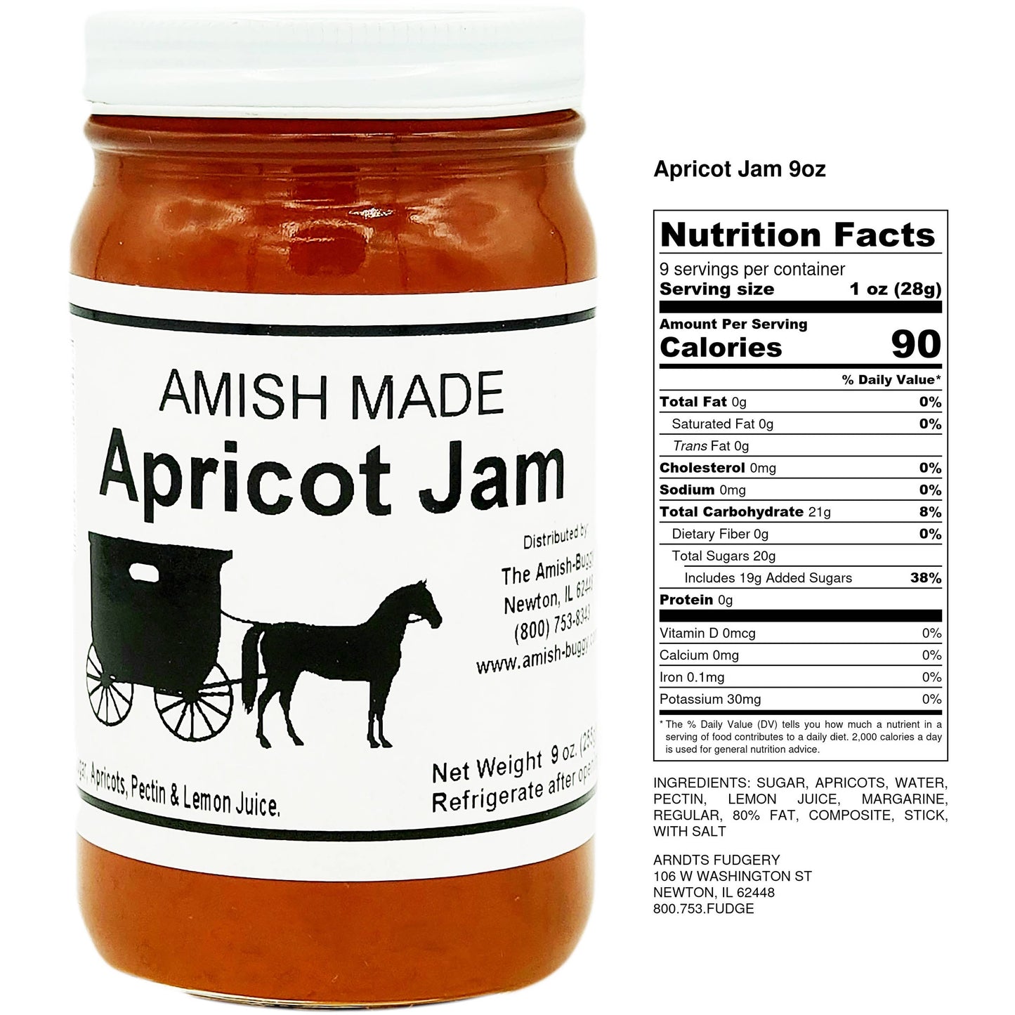 Amish made Jam and Jellies - 8 oz.