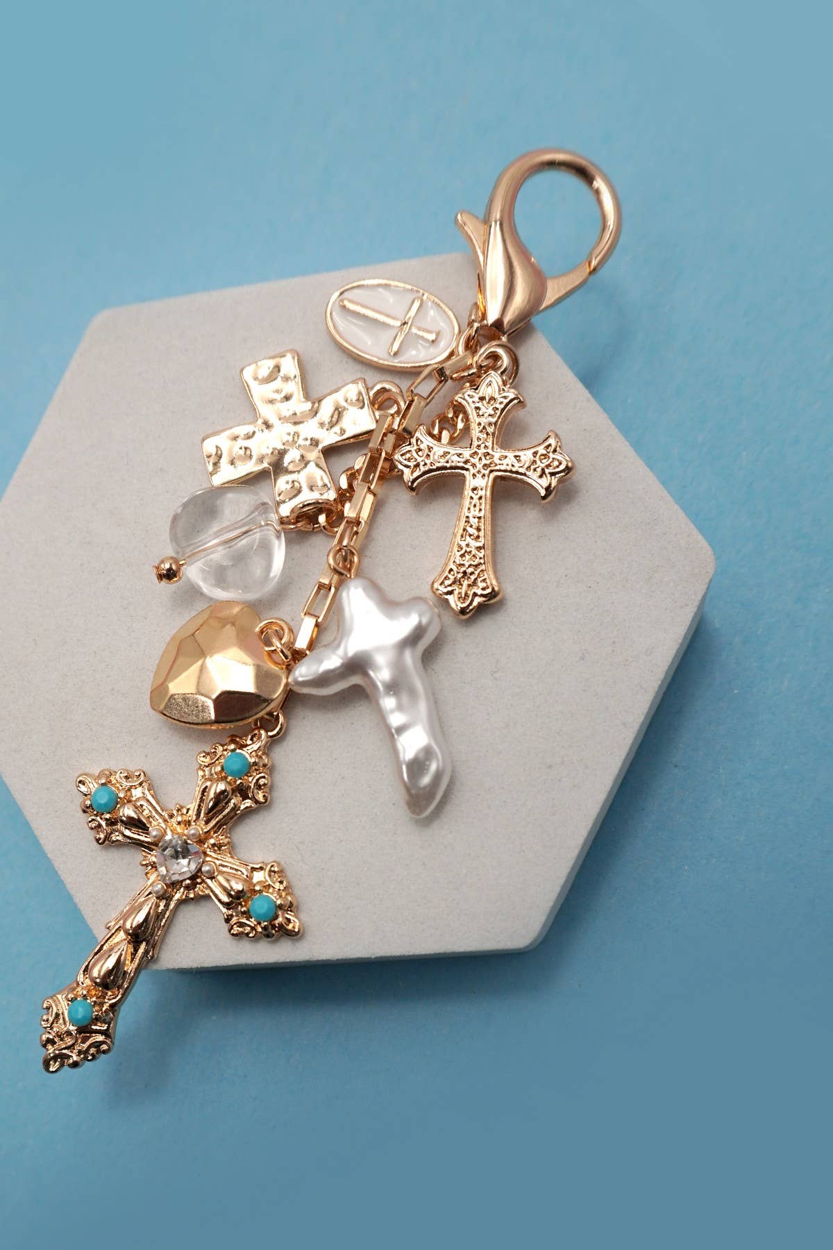 Multi Cross Bag Charm