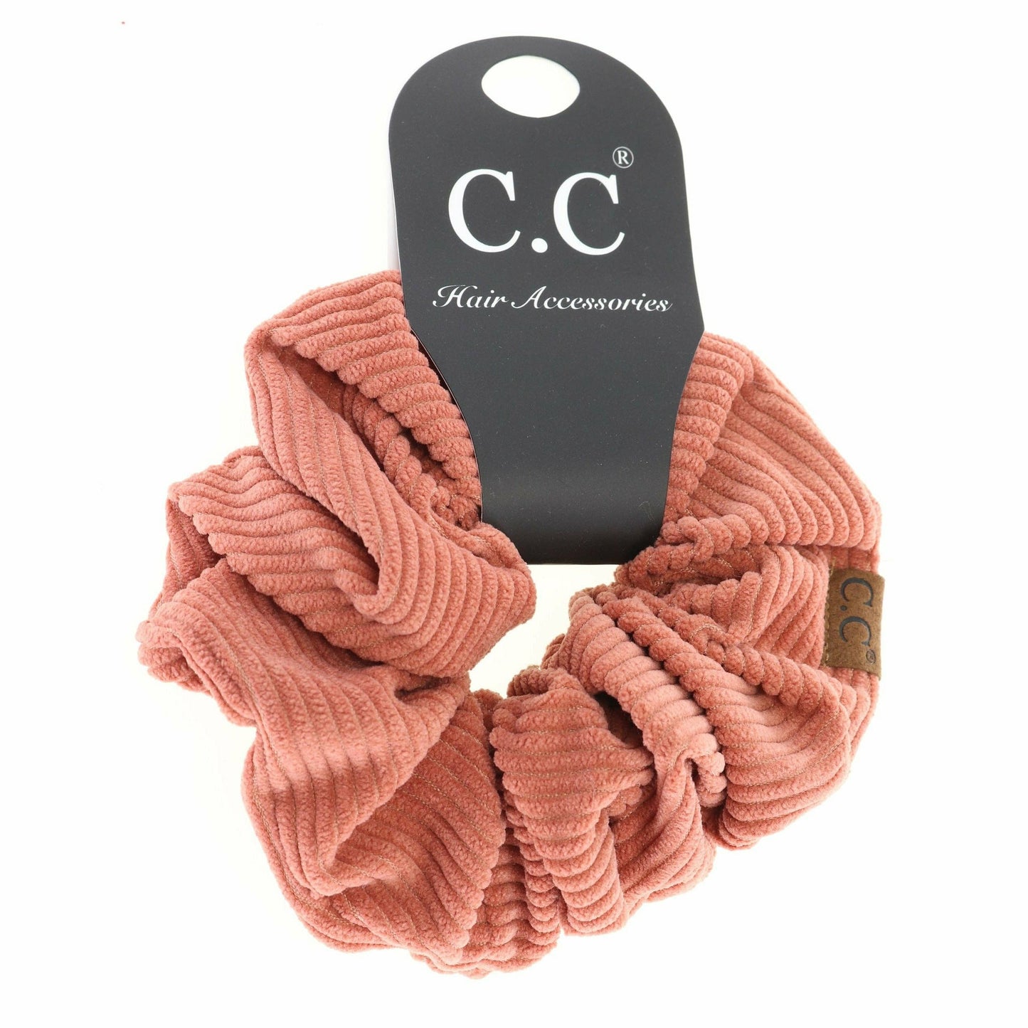 C.C Corduroy Ponytail Scrunchie for Women