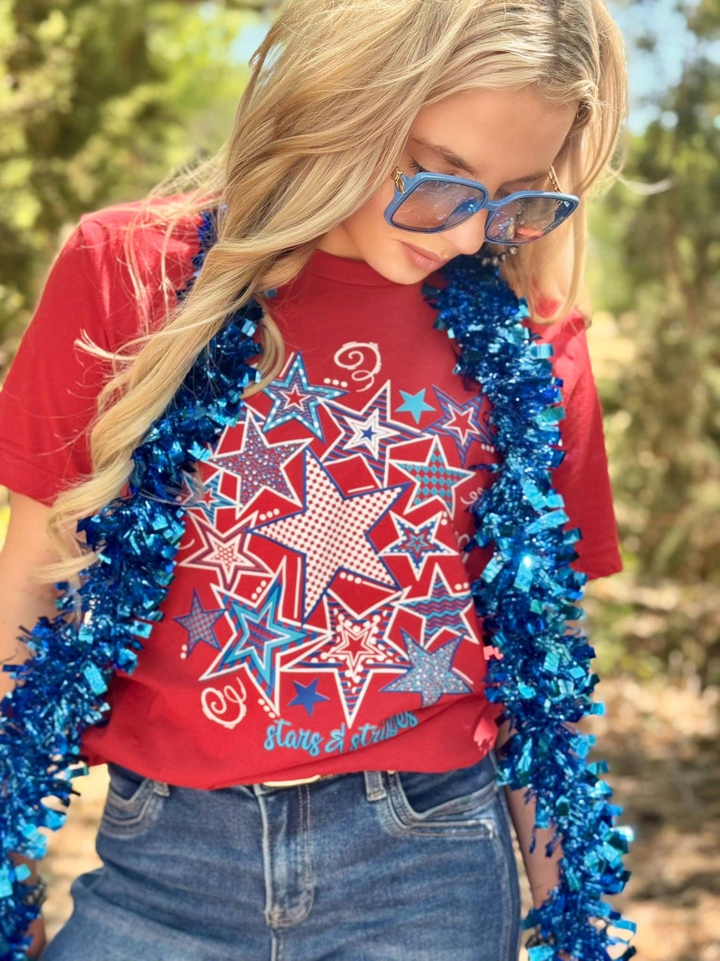 Stars & Stripes Patriotic Graphic Tee