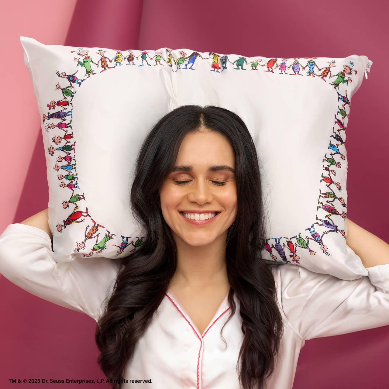 Kitsch The Grinch Satin Pillowcase in Whoville