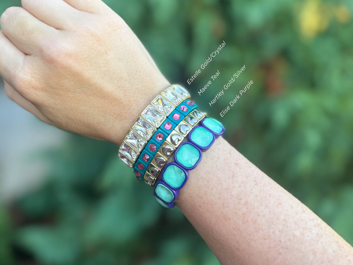 Taylor Elliott Stretch Gemstone Bracelet | Assorted Colors