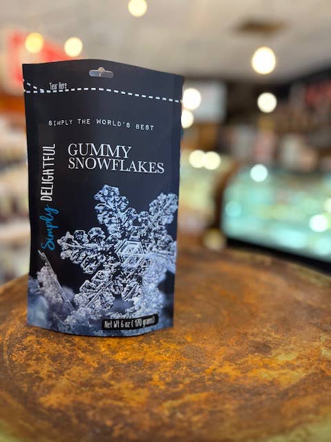 Simply Delightful Gummy Snowflakes