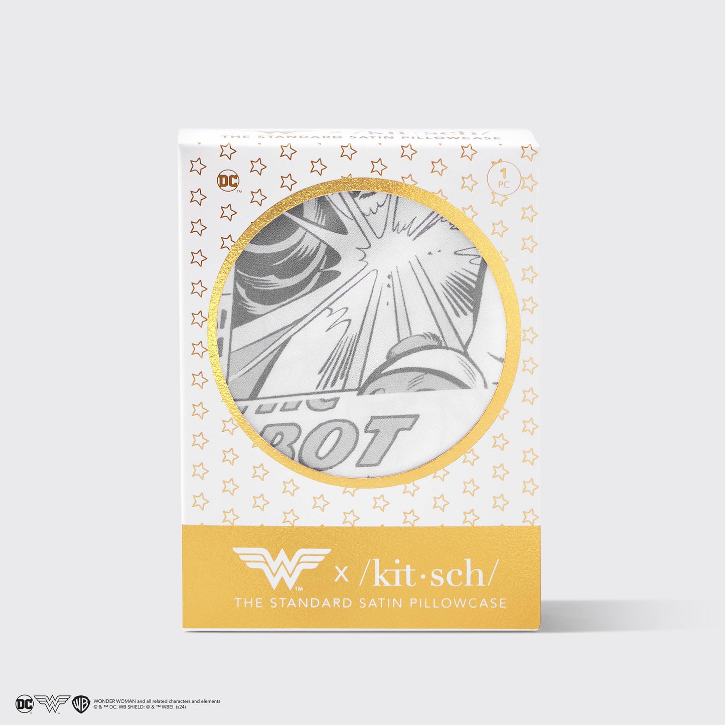 Wonder Woman x kitsch Satin Pillowcase