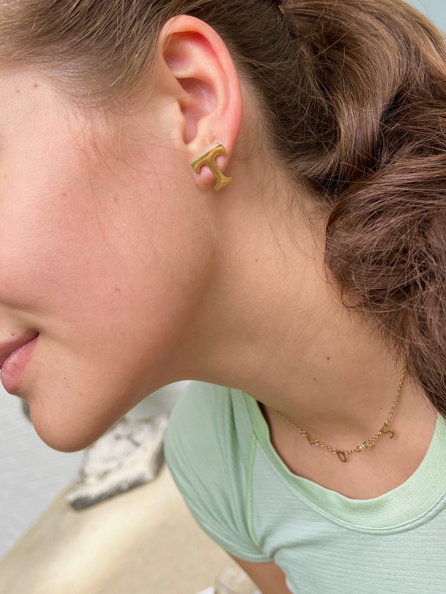 University of Tennessee "T" Earrings