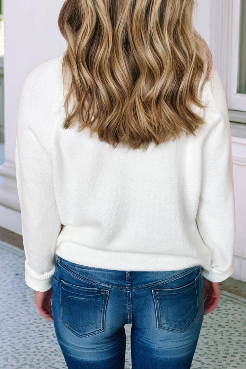 Merry Shimmer Knit Sweater