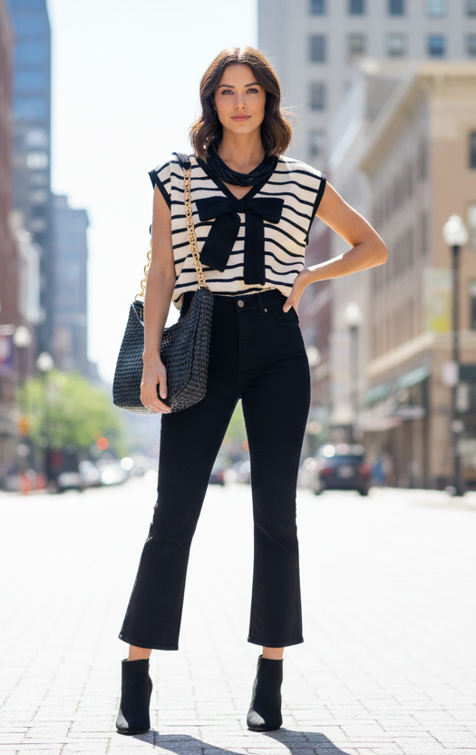 La Miel Stretchy High Waisted Flare Pants