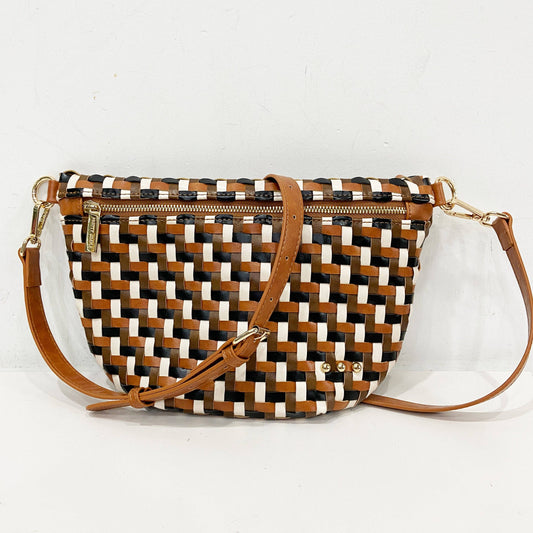 Pretty Simple Diagonal Woven Westlyn Belt Bag Crossbody
