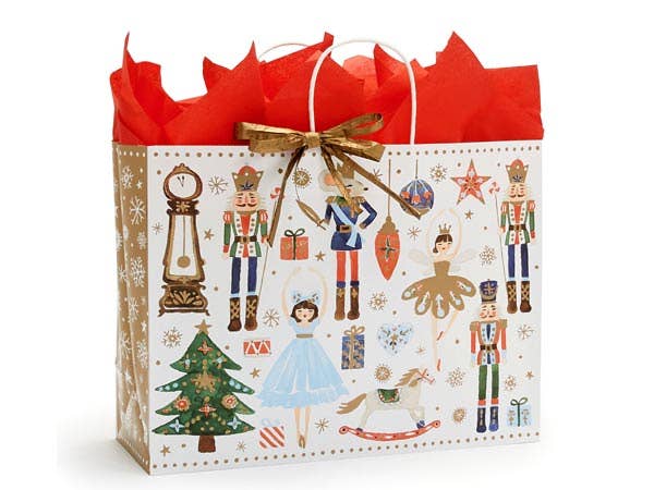 Nutcracker Dance Paper Christmas Gift Bags