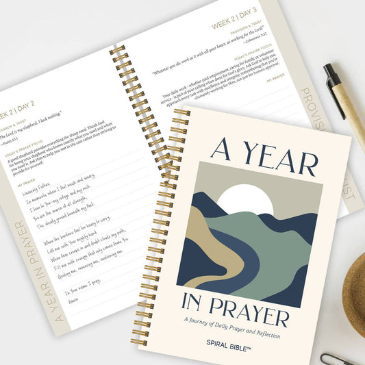 Spiral Bible A Year In Prayer: A Journey of Daily Prayer and Reflection