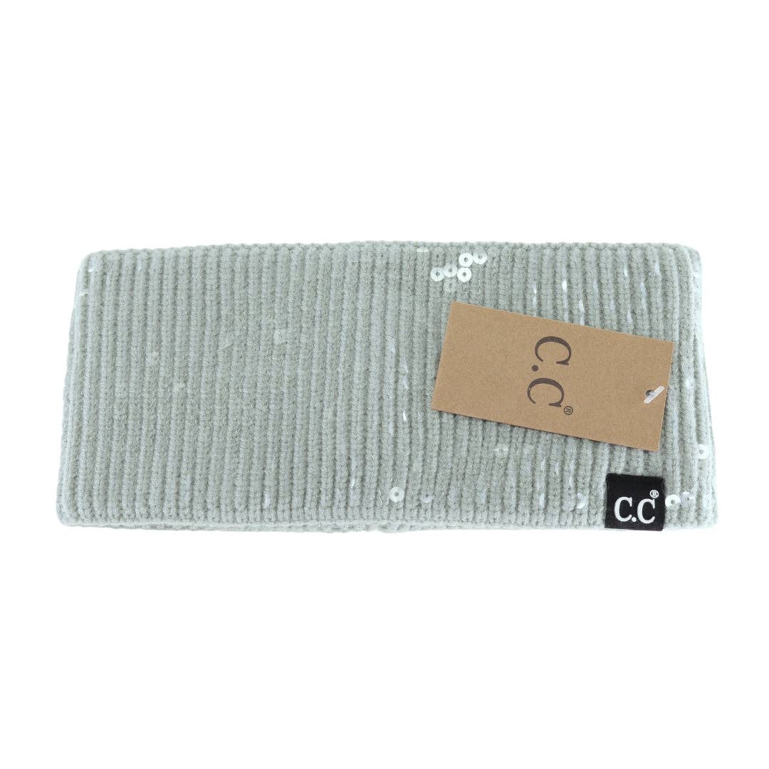 Allover Clear Sequin Women's Fashion Headband