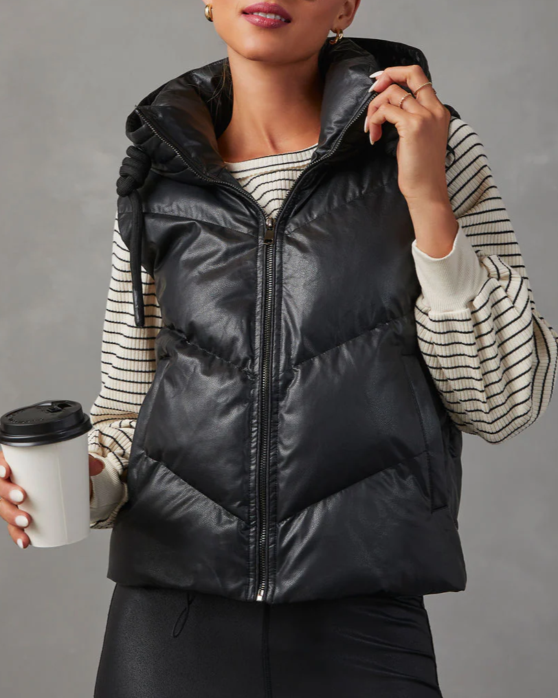 Hooded Puffer Vest