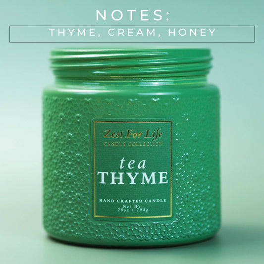 A Cheerful Giver Zest For Life 28oz Candle - Tea Thyme