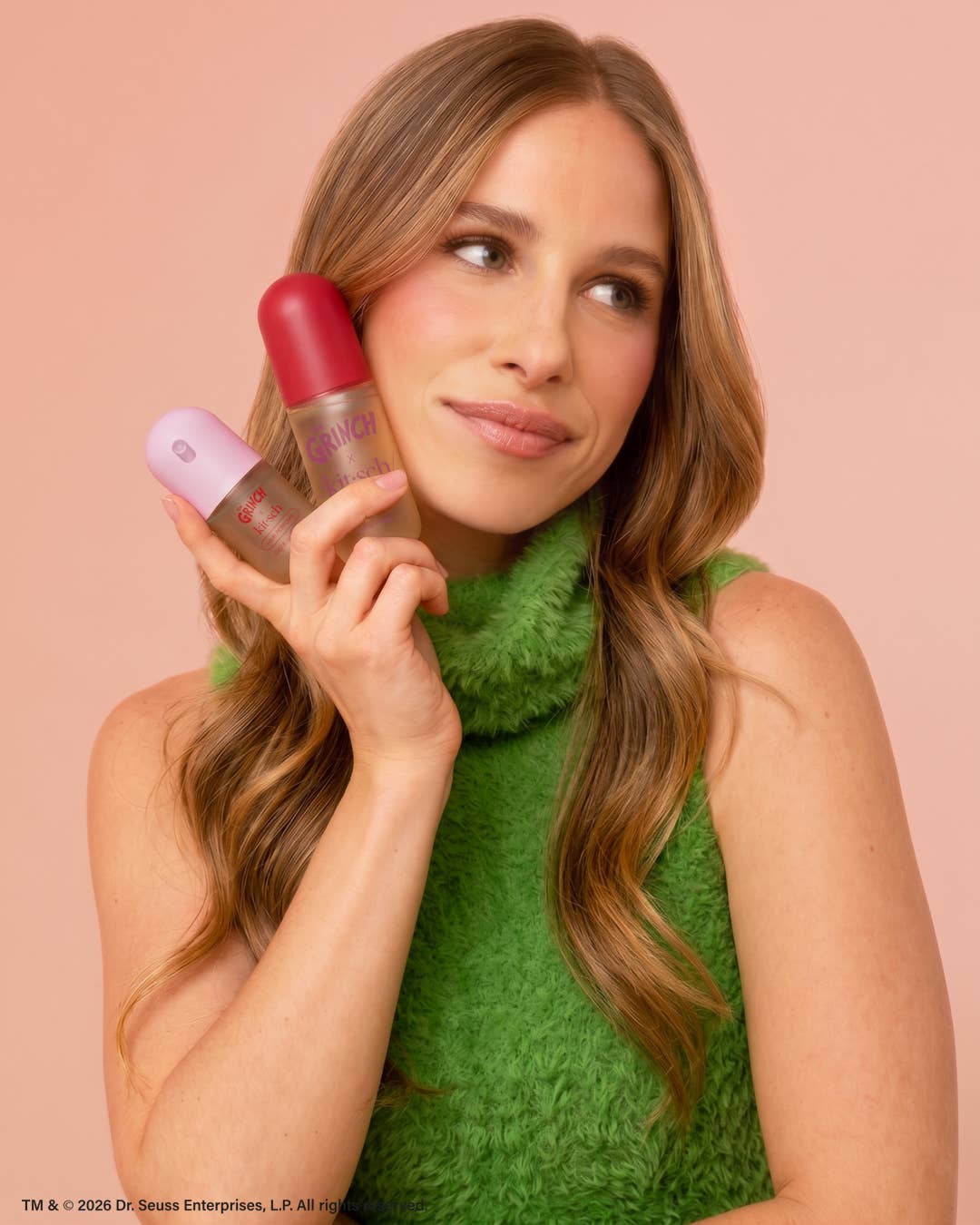 The Grinch x Kitsch Cindy-Lou Duo Set – Holiday Hair Perfume Gift Set