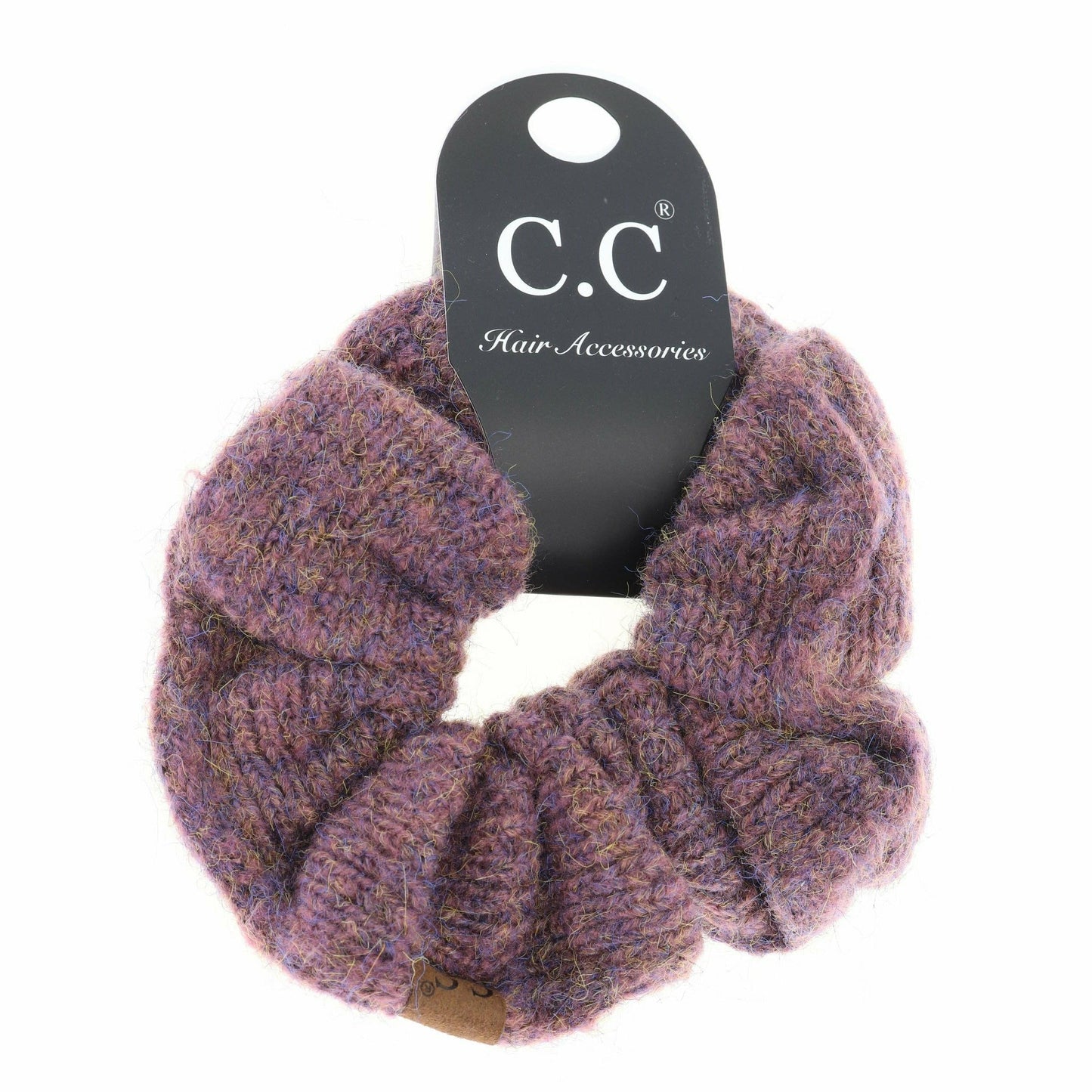 Two-tone Knit Ponytail C.C Women's Scrunchie