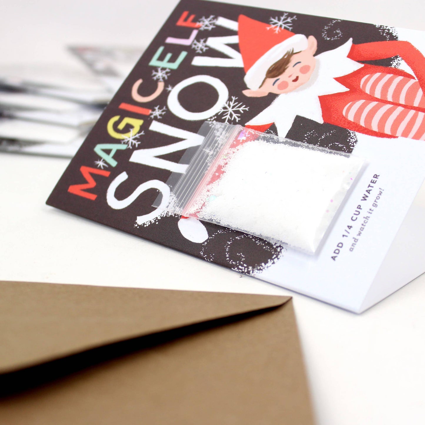 Magic Elf Instant Snow Christmas Card