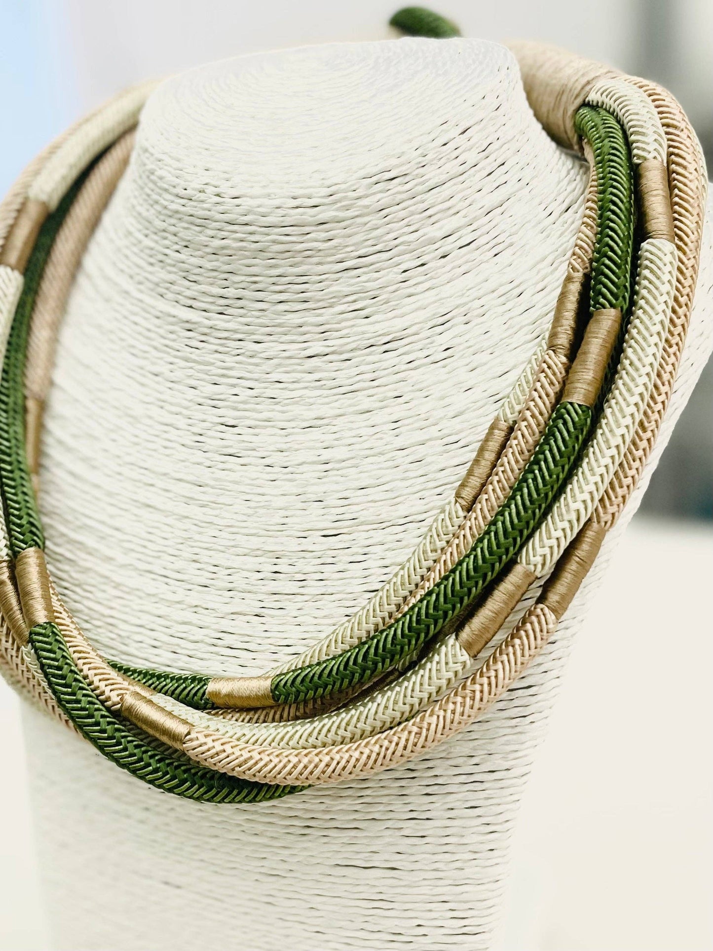 Slub Original 8-strand Necklace in Vintage Camo