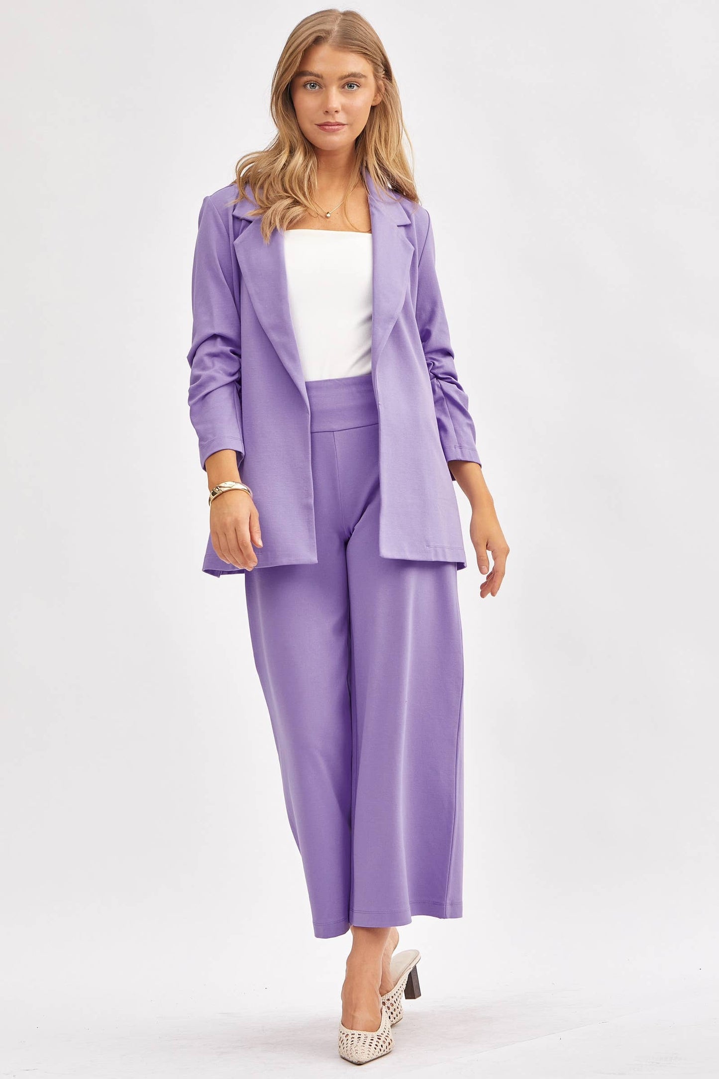 Dear Scarlett 3/4 Sleeve Blazer